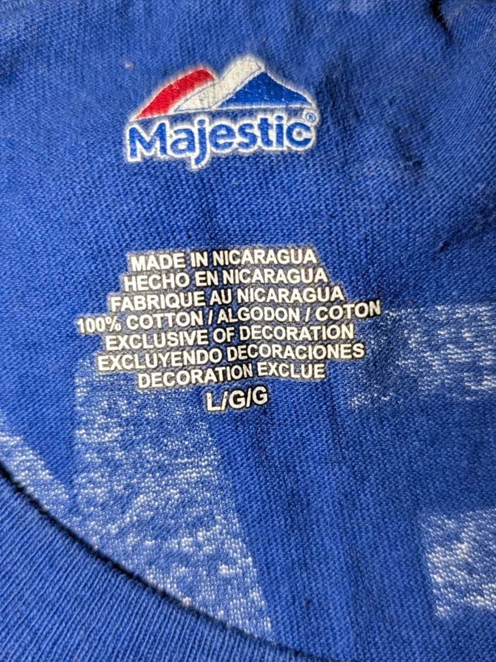 Majestic MLB Matt Kemp 27 Los Angeles Dodgers T‑Shirt Large Blue Official Licens